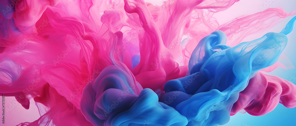 Soft pastel gradient backdrop with fluid texture - Ai generated