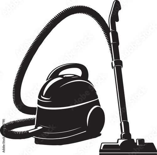 vacuum cleaner silhouette collection vector
