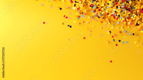 Sparkling confetti on background
