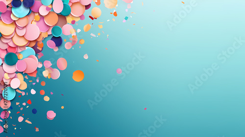 Sparkling confetti on background