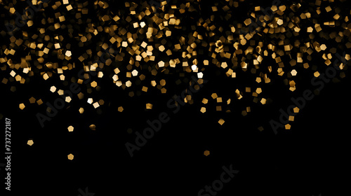 Sparkling confetti on background
