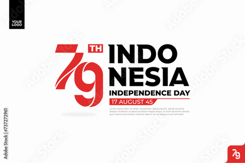 79th Indonesia Independence Day Logotype.