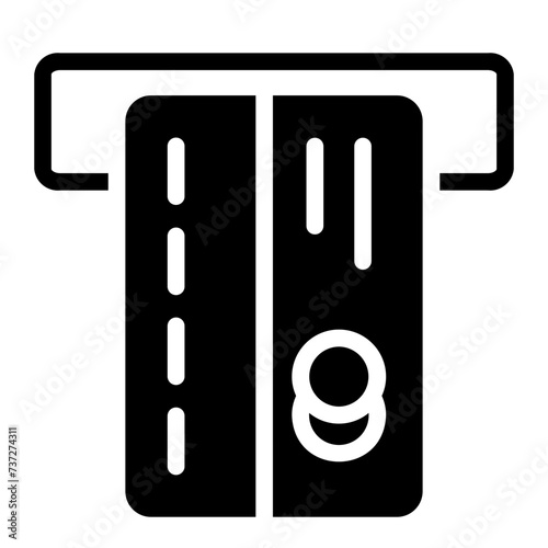 withdraw glyph icon