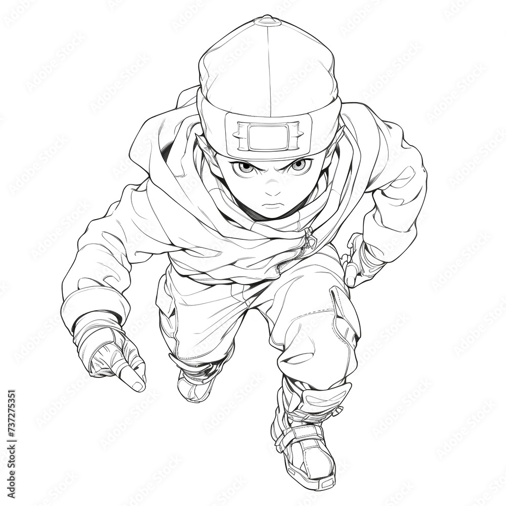 Fototapeta premium kid's coloring book