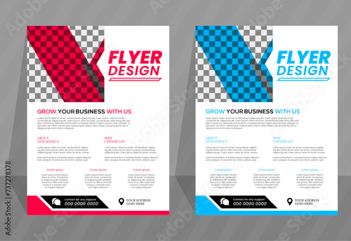 Photos Unique creative corporate business flyer design