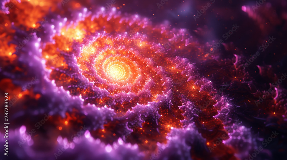 Psychedelic whirlpool of lights and colors Psychedelic whirlpool of lights and colors