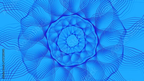 Wallpaper Mural Abstract twist  fabric silk curve lines shape space moving background Torontodigital.ca