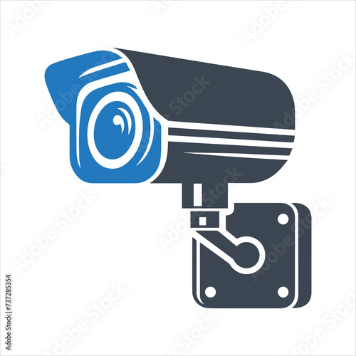 Cctv camera icon. Video surveillance icon