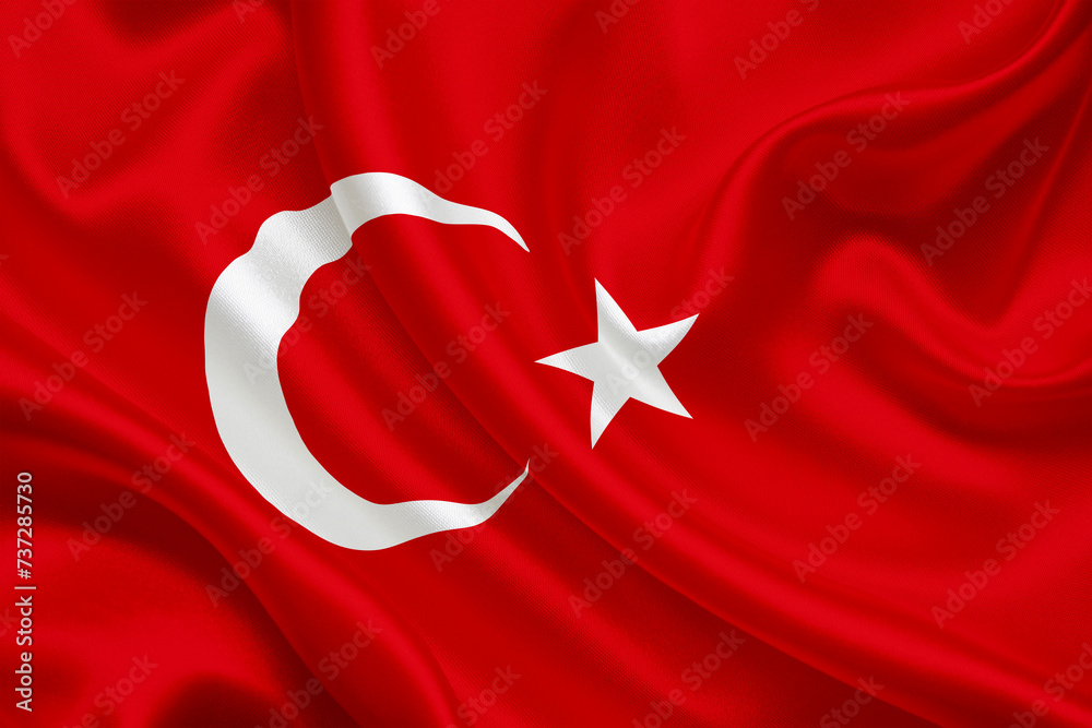 Obraz premium turkey flag of Turchia