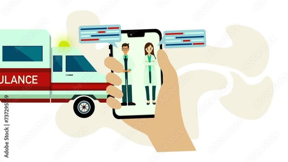an ambulance speeding down road responding to an emergency call from a patient, quick response medical ambulance vehicle, Emergency, healthcare and pain with caregiver and patient, Consult a doctor an ambulance speeding down road responding to an emergency call from a patient, quick response medical ambulance vehicle, Emergency, healthcare and pain with caregiver and patient, Consult a doctor