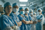 Team di medici in ospedale