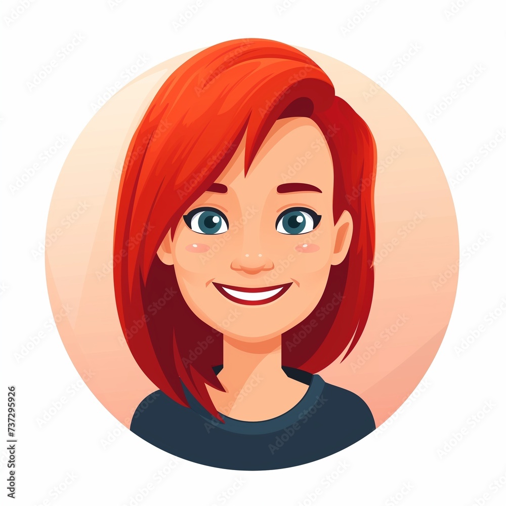 portrait of a ginger woman portrait of a ginger woman