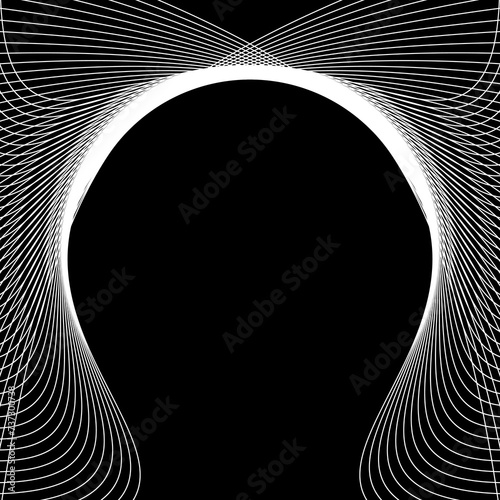 Artistic Lines Composition, can use for Motif Pattern, Background, Decoration, Ornate, Website, Wallpaper, Fashion, Textile, Fabric, Wrapping, Carpet, Tile, and Graphic Design Element. Vector 