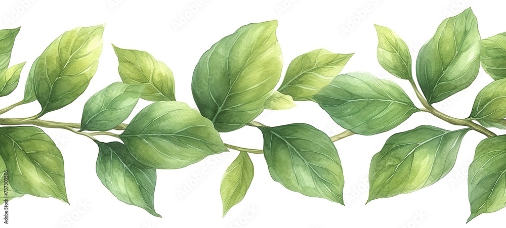 leaves isolated on white