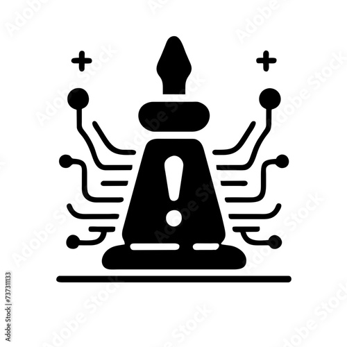 Hacker icon in vector format, depicting a cyber spy with a sleek and stealthy appearance, perfect for representing cybersecurity and digital espionage.