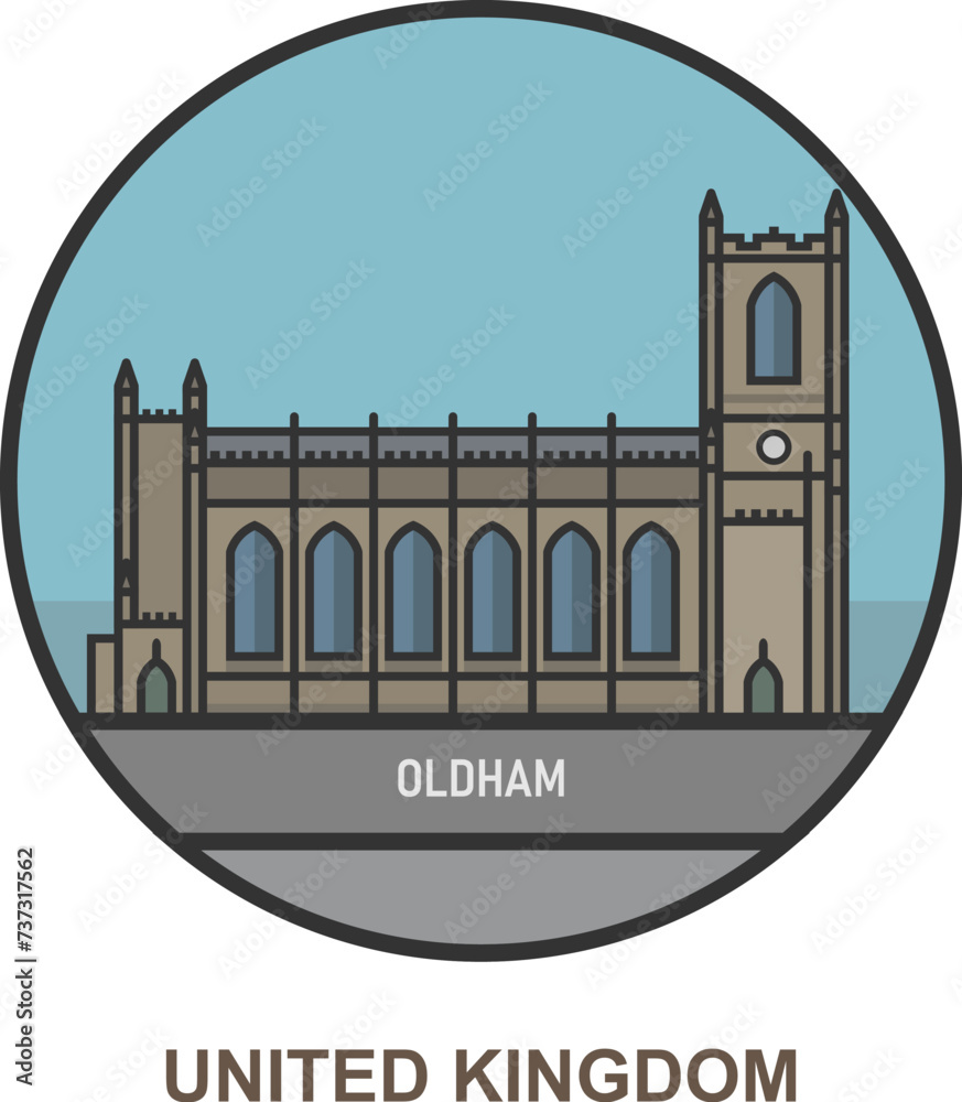 Oldham. Cities and towns in United Kingdom