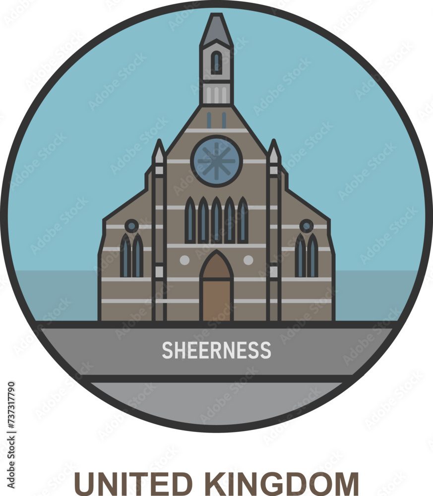 Sheerness. Cities and towns in United Kingdom