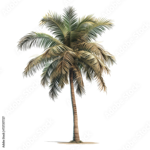 palm tree  isolated on a transparent background