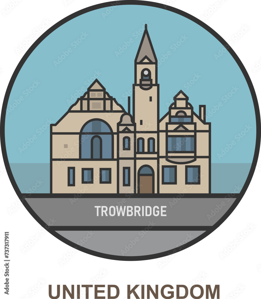 Trowbridge. Cities and towns in United Kingdom