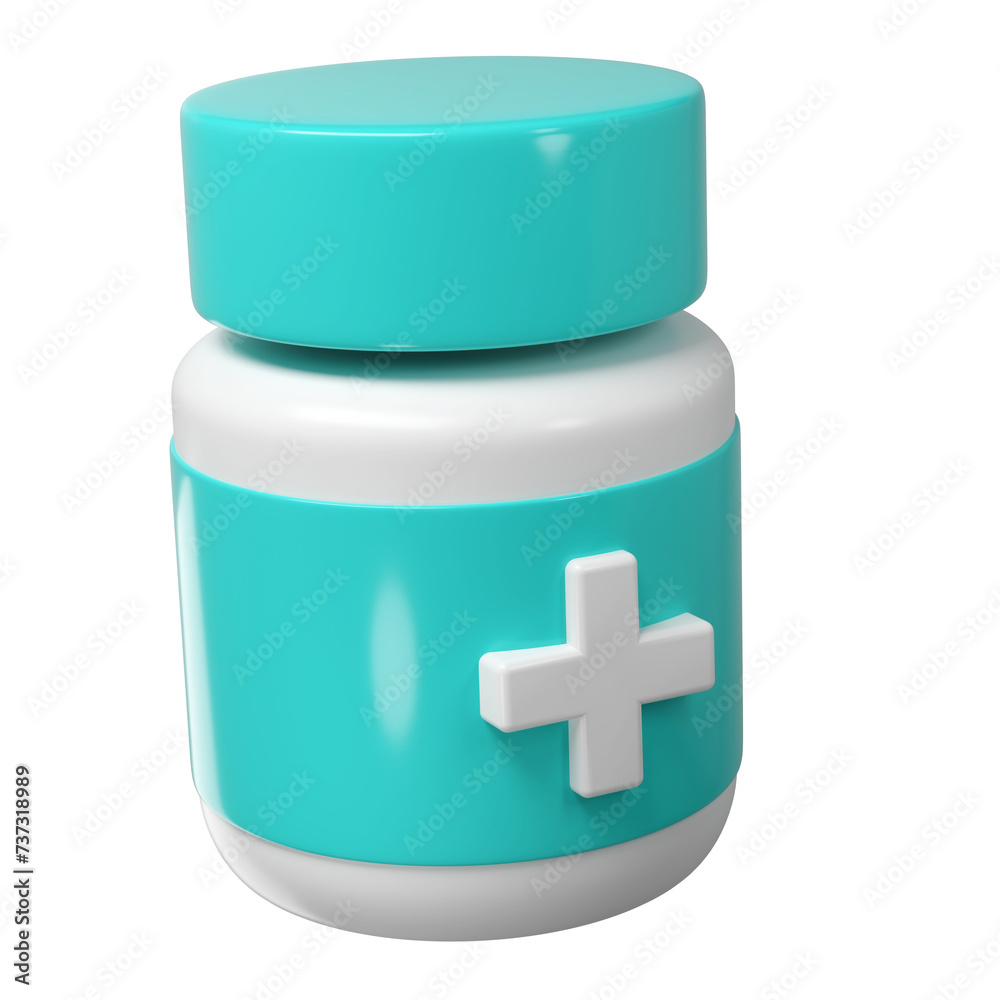 3d pill bottle medical icon pharmacy with cross render. White plastic supplement jar. Protein vitamin capsule packaging, large powder blank remedy cylinder pharmaceutical drug 3d pill bottle medical icon pharmacy with cross render. White plastic supplement jar. Protein vitamin capsule packaging, large powder blank remedy cylinder pharmaceutical drug
