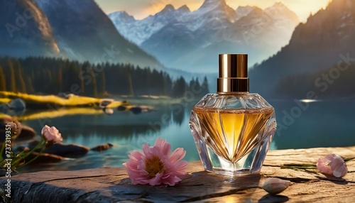bottle of perfume photo