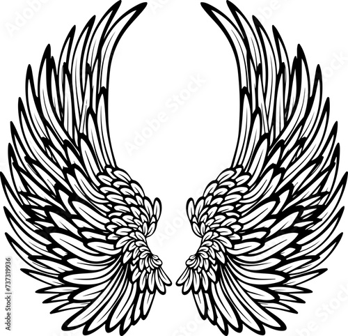 Wings SVG Bundle  Angel Wings SVG  Fairy Wings svg  Straight Wings svg  Ladybug Wings svg  Maleficent Wings svg  Eagle Wings svg