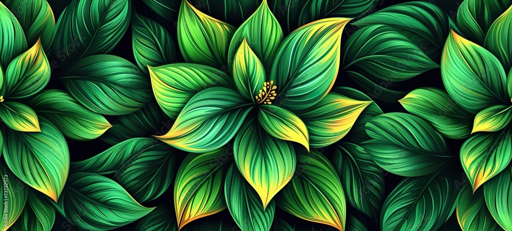 green leaves background green leaves background
