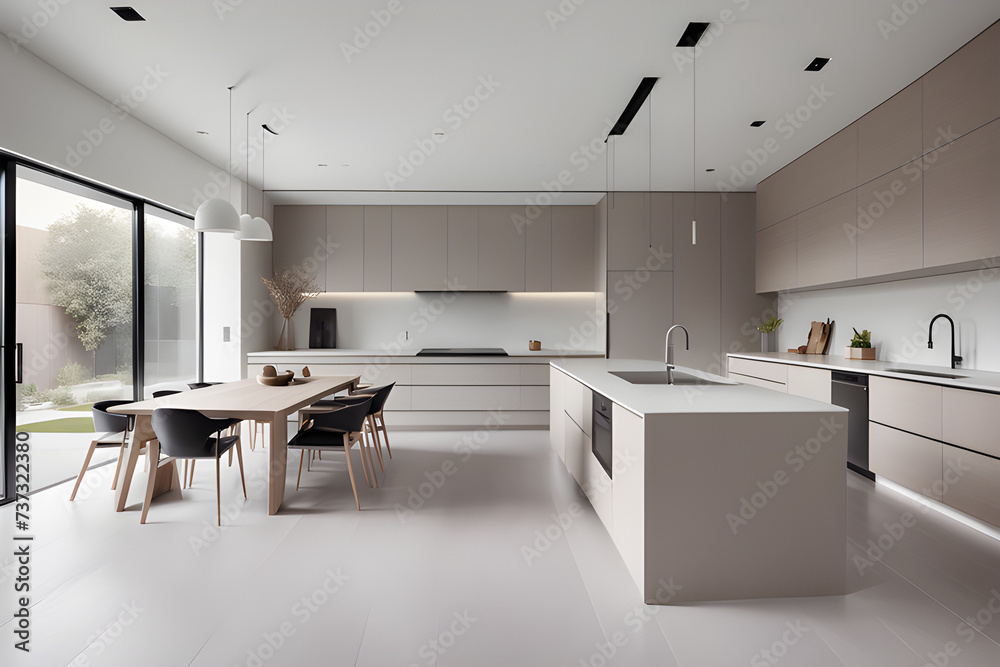 Fototapeta premium interior of a modern kitchen