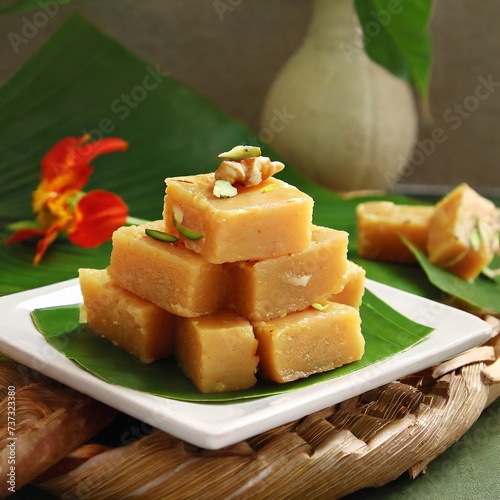 Mysore Pak Sweet Food photo