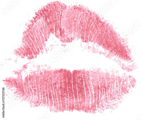 mark of lipstick, lips of a woman, stains of makeup