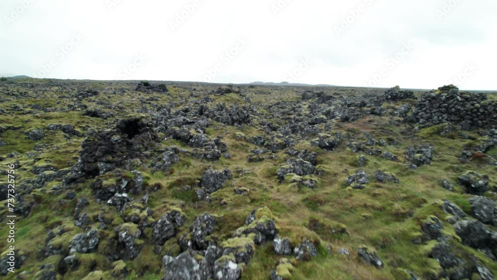 champ de lave islande drone champ de lave islande drone