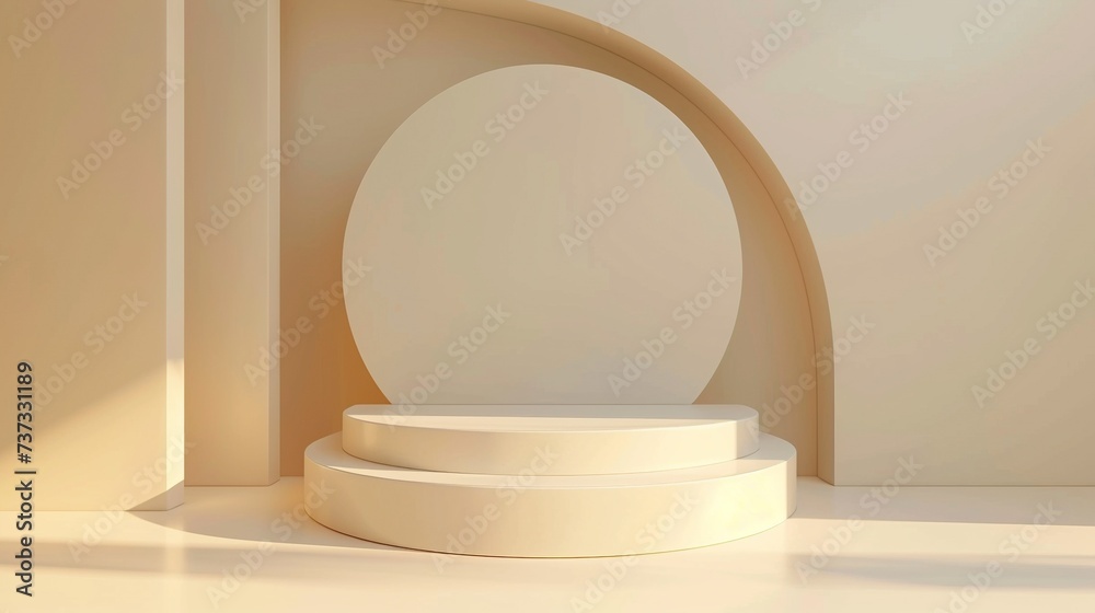 Abstract platform podium for product presentation Abstract platform podium for product presentation