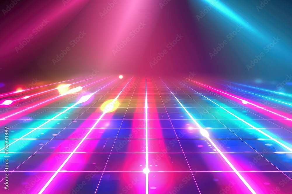 Aesthetic background with gradient neon led light effect. Aesthetic background with gradient neon led light effect.