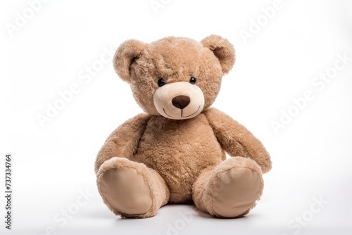 toy teddy isolated on white background