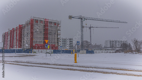 Obraz na płótnie Gdansk w salonie