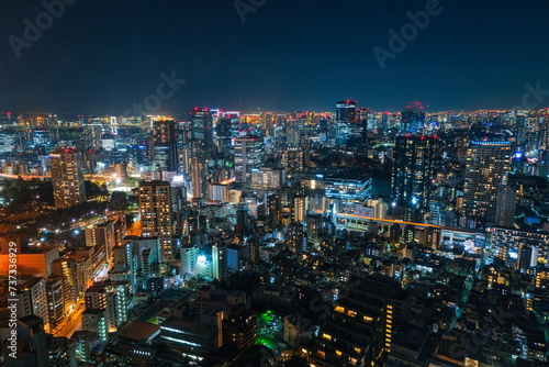 東京都 麻布台ヒルズから見る東京の夜景 photo