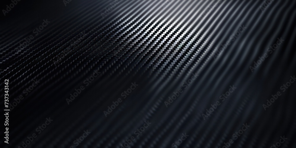 Close-up modern abstract design featuring dark carbon fiber texture. Close-up modern abstract design featuring dark carbon fiber texture.