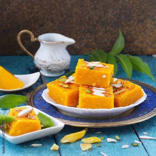 mango barfi photo