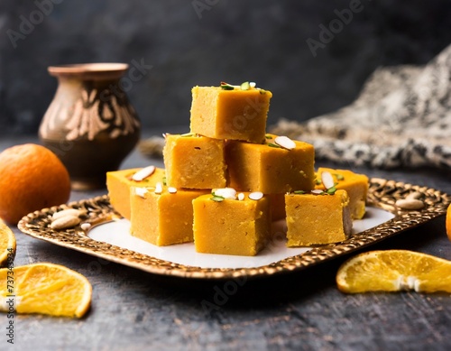 mango barfi photo