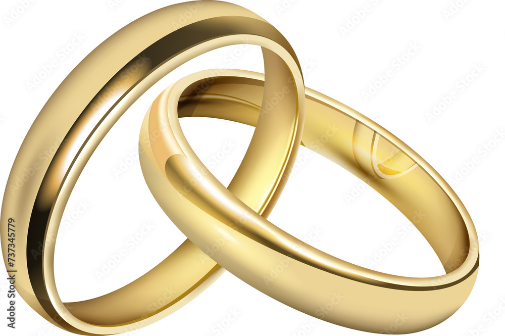 Goldene Eheringe, Hochzeit Goldene Eheringe, Hochzeit