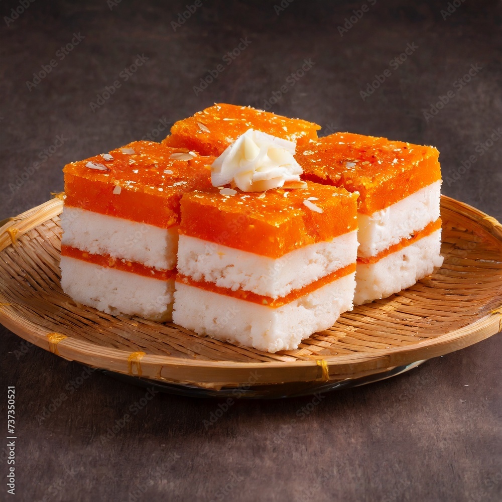 Khopara Pak or Coconut Burfi Khopara Pak or Coconut Burfi