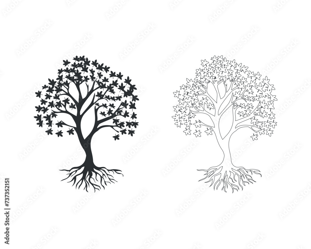 3d tree logo.