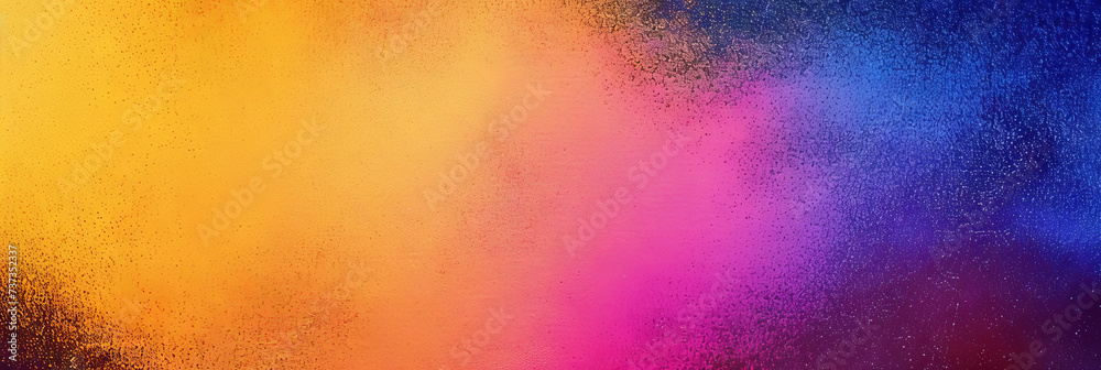 abstract Color gradient  grainy , Gold red coral orange yellow peach pink magenta purple blue noise textured grain backdrop header poster banner cover design.mix silk satin bright Rough blur grungy,