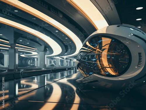 Sci-Fi Transit Hub
