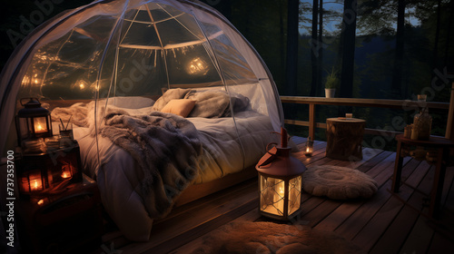 Glamping - noclegi w namiotach, jurtach lub tipi pośród natury do wynajęcia na weekend lub wakacje. Nowy sposób na camping w plenerze.