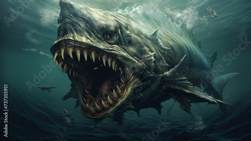  Sea monster Imaginary underwater creature