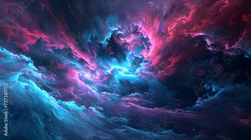abstract background cosmic nebula