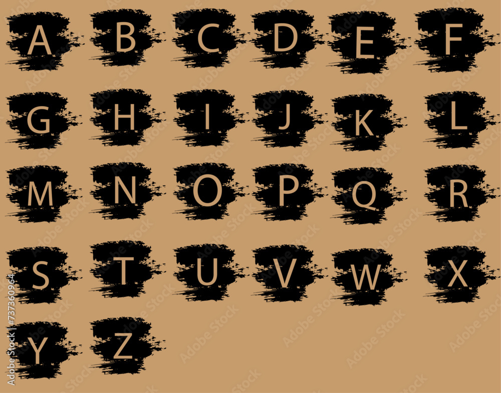 Collection of vector paint brush strokes, hand drawn brush stroke textures set and word. Collection of vector paint brush strokes, hand drawn brush stroke textures set and word.