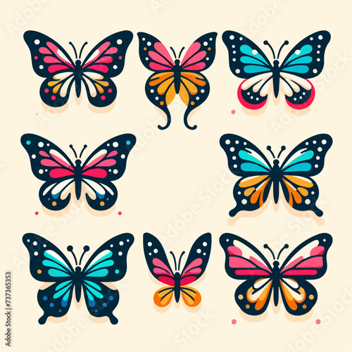 set of butterflies © ZulHaq