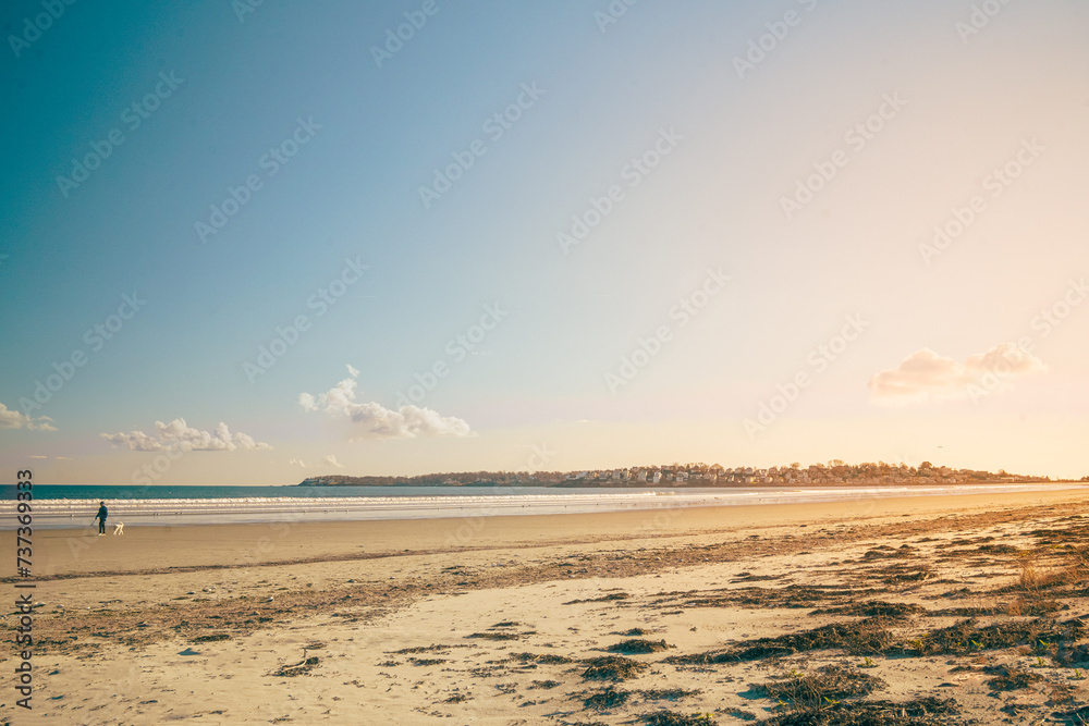 Obraz premium Nahant Beach Wide